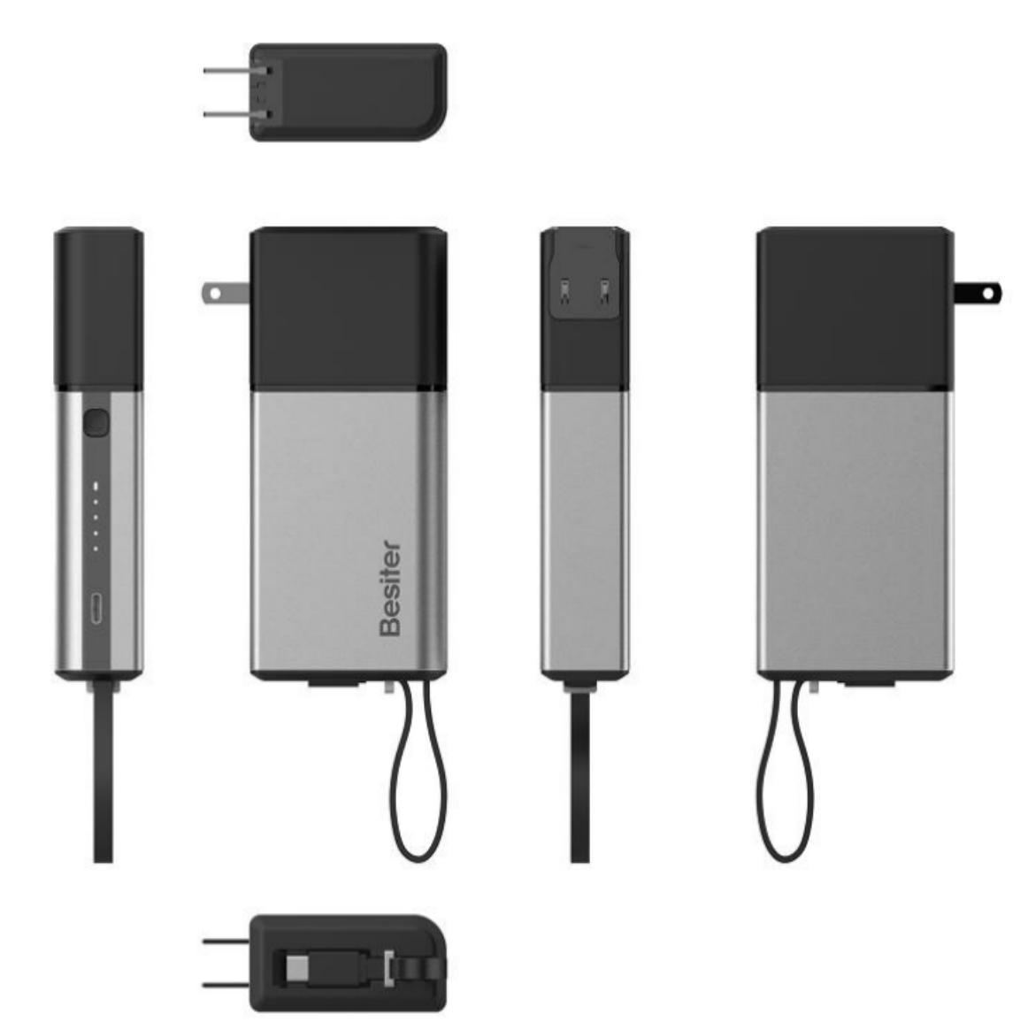 10000mAh 二合一移动电源