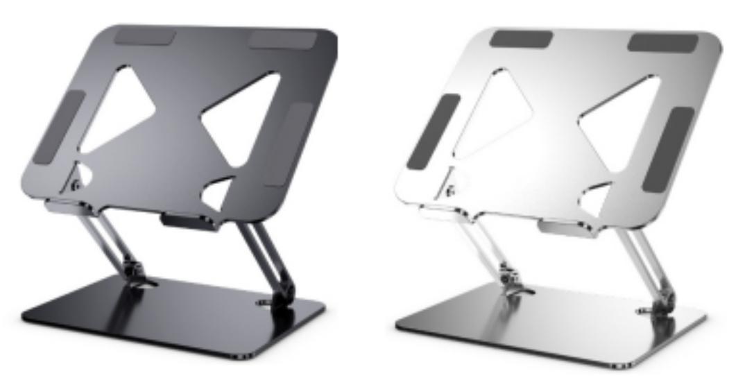 可调铝合金笔记本支架